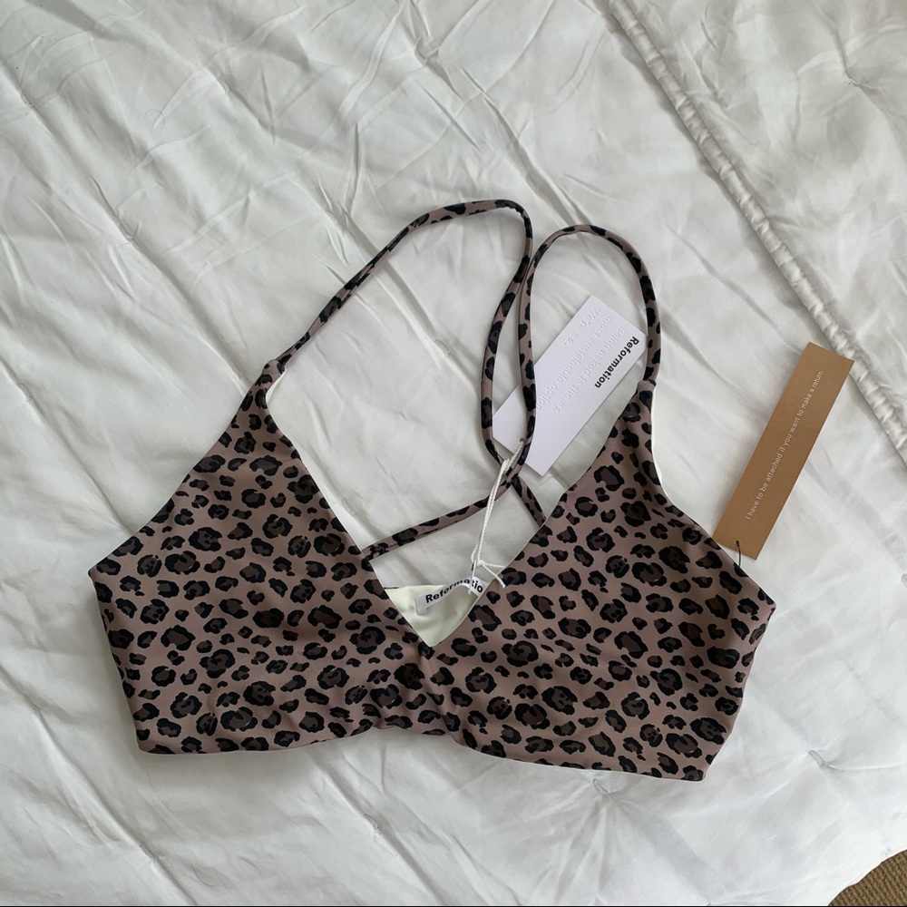 Reformation Antibes Bikini Top NWT
